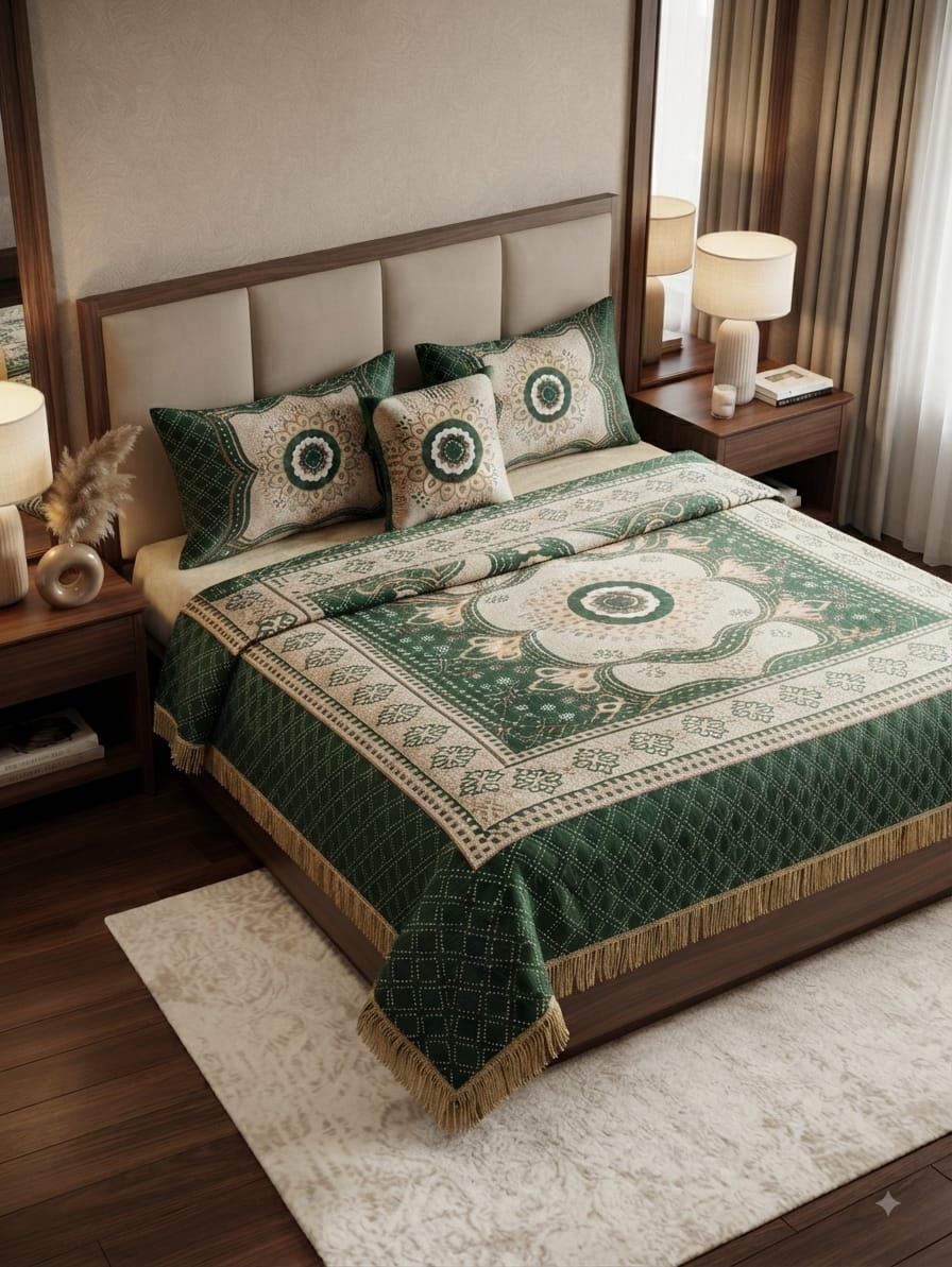 Jacquard Bedsheet 4pcs