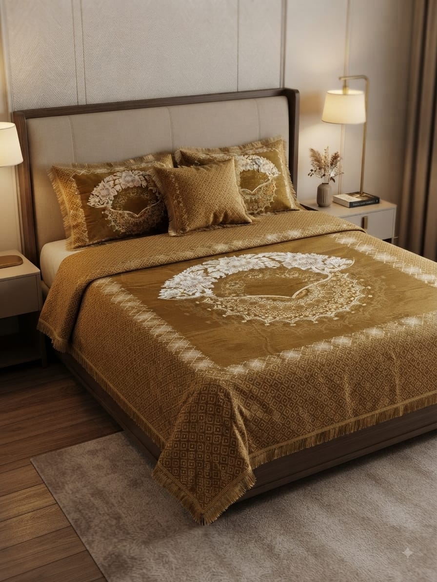 Jacquard Bedsheet 4pcs